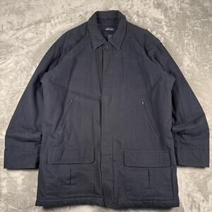 Authentic original cherokee jacket men’s long barn coat black vtg size Large